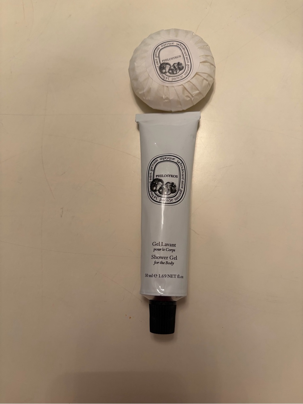 DIPTYQUE Philosykos travel Shower Gel and Soap Set NEW